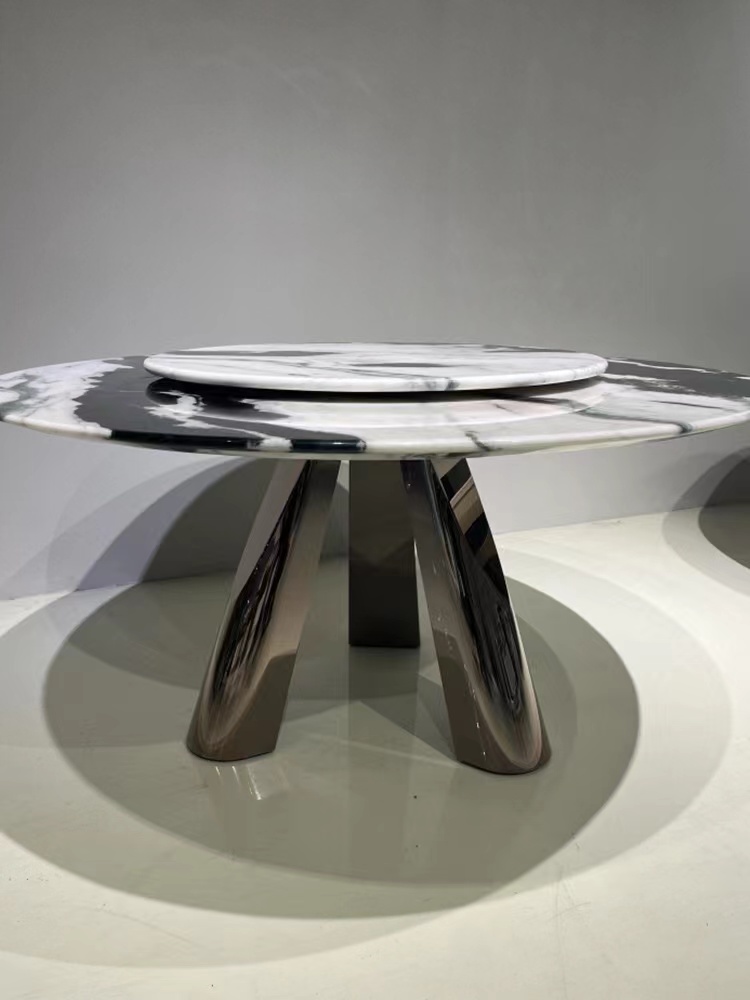 stainless steel dining table