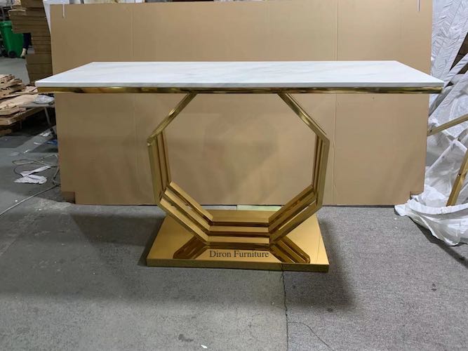 Modern Metal Console Table