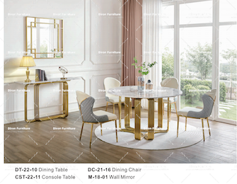 gold brass dining chair